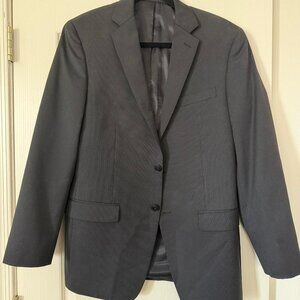 Calvin Klein Men’s Slim Fit Suit Jacket – Black Pinstripe – Size 32